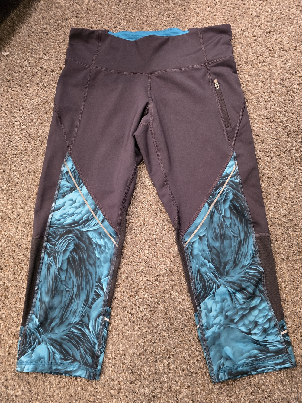 Champion Gray Capri Workout Leggings Medium